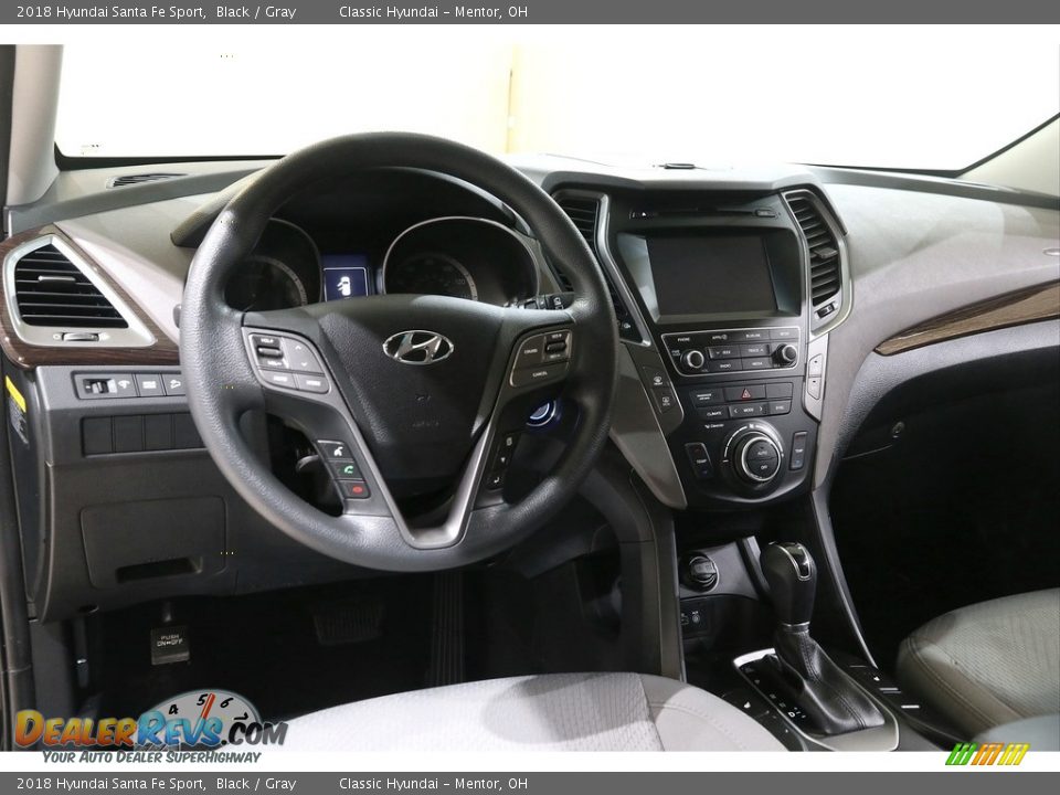2018 Hyundai Santa Fe Sport Black / Gray Photo #6