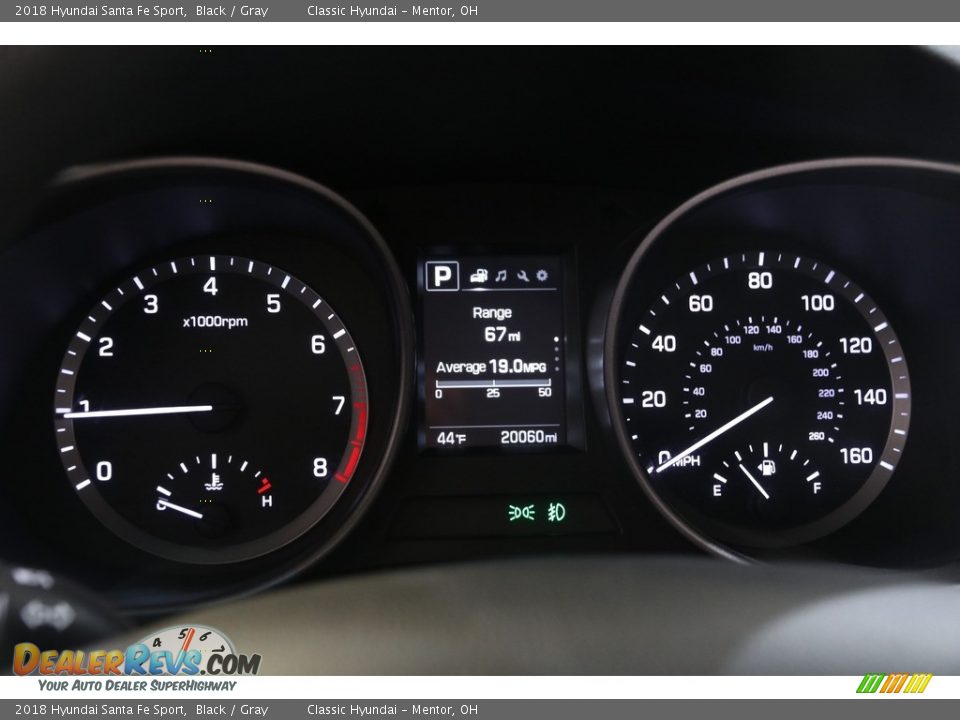 2018 Hyundai Santa Fe Sport Black / Gray Photo #8