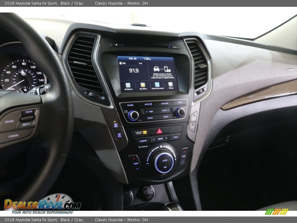 2018 Hyundai Santa Fe Sport Black / Gray Photo #9