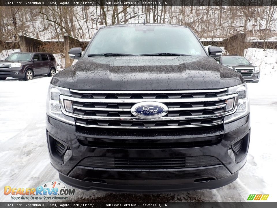 2021 Ford Expedition XLT 4x4 Agate Black / Ebony Photo #4