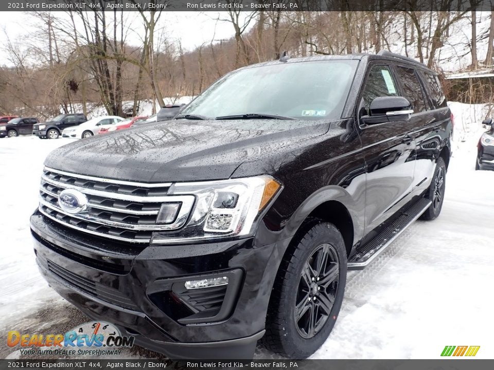 Agate Black 2021 Ford Expedition XLT 4x4 Photo #5