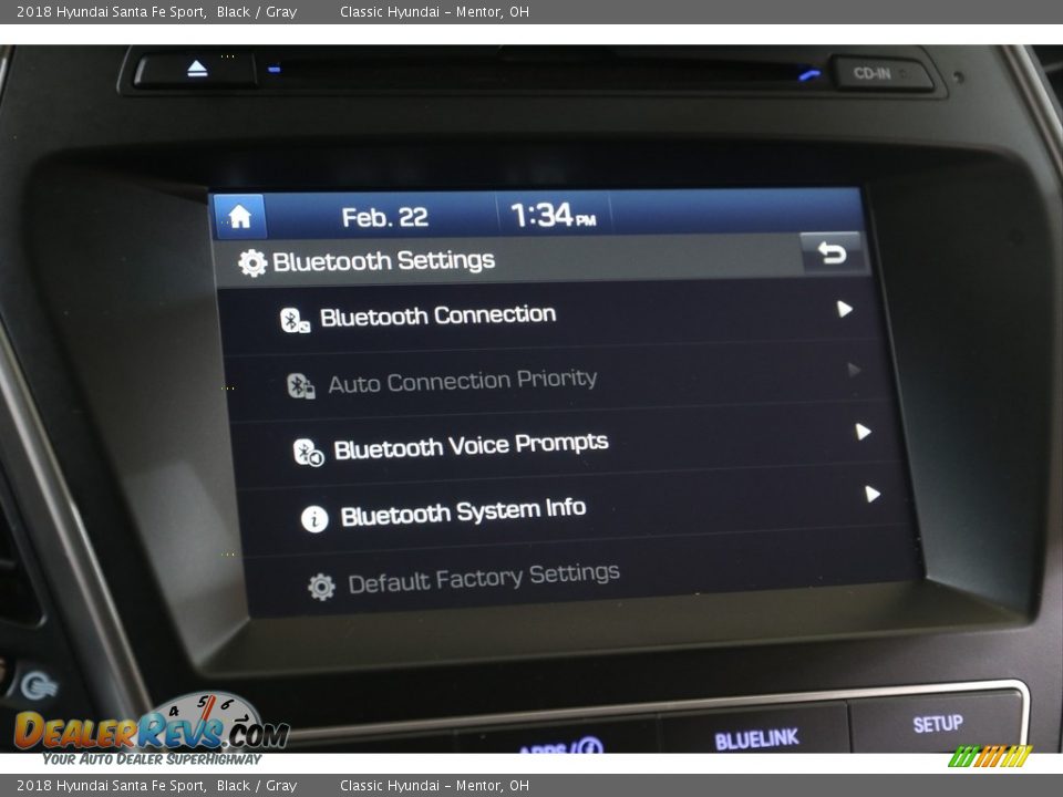 2018 Hyundai Santa Fe Sport Black / Gray Photo #11