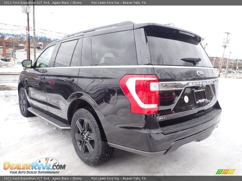 2021 Ford Expedition XLT 4x4 Agate Black / Ebony Photo #7