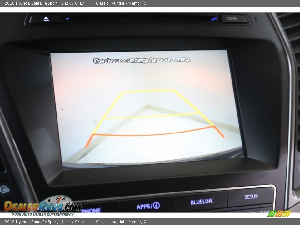 2018 Hyundai Santa Fe Sport Black / Gray Photo #13