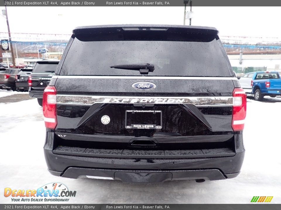 2021 Ford Expedition XLT 4x4 Agate Black / Ebony Photo #8
