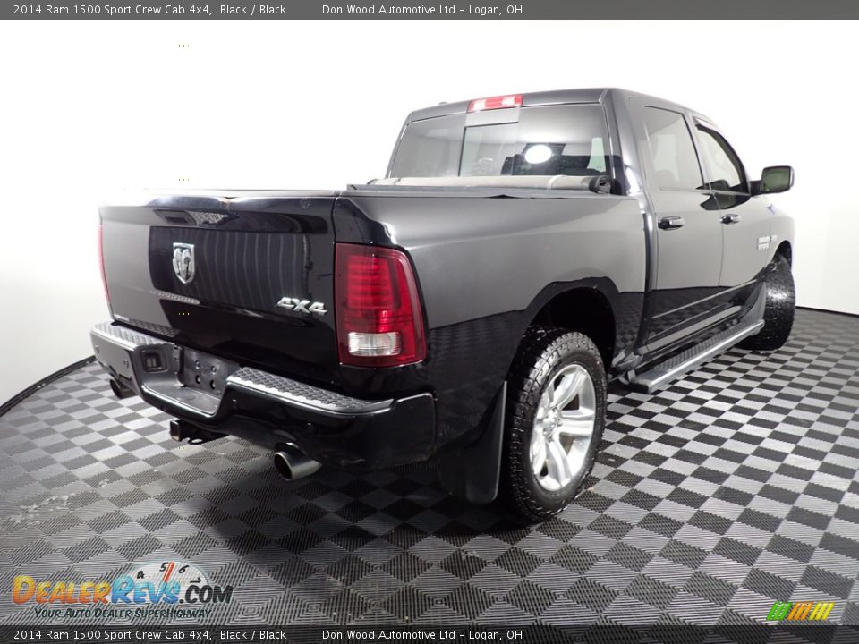 2014 Ram 1500 Sport Crew Cab 4x4 Black / Black Photo #19