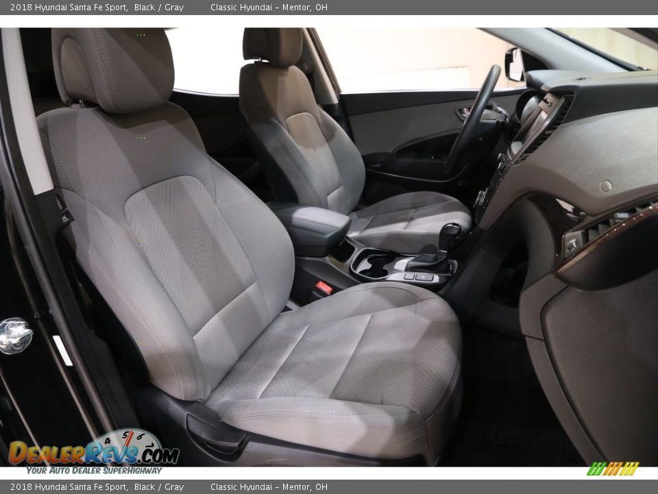 2018 Hyundai Santa Fe Sport Black / Gray Photo #16