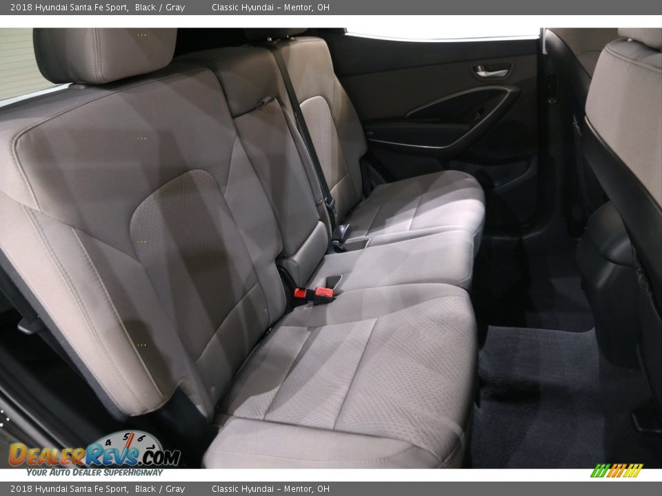 2018 Hyundai Santa Fe Sport Black / Gray Photo #17