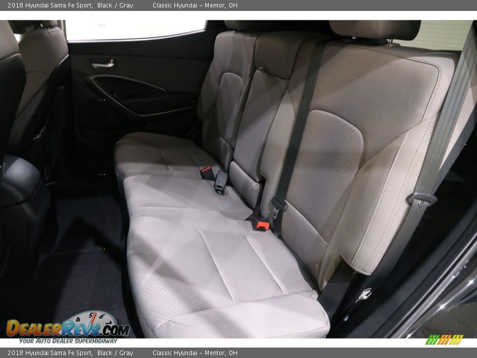 2018 Hyundai Santa Fe Sport Black / Gray Photo #18