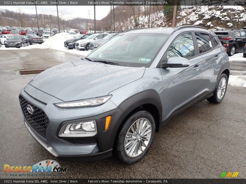 2021 Hyundai Kona SEL AWD Sonic Silver / Black Photo #5