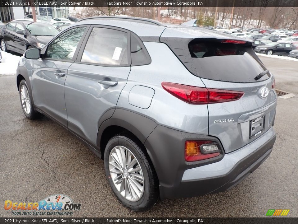 2021 Hyundai Kona SEL AWD Sonic Silver / Black Photo #6