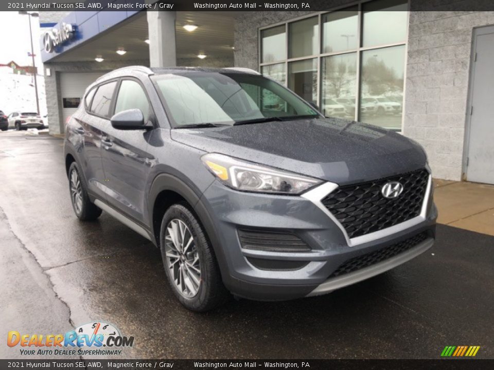 2021 Hyundai Tucson SEL AWD Magnetic Force / Gray Photo #1