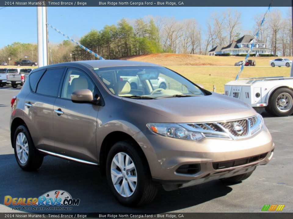 2014 Nissan Murano S Tinted Bronze / Beige Photo #7