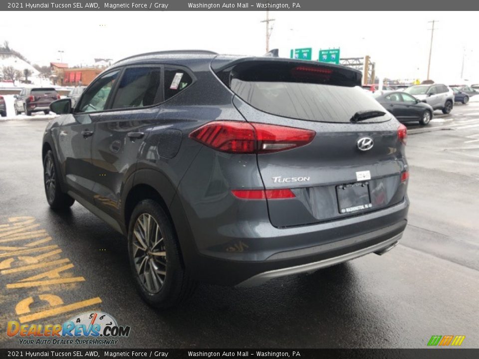 2021 Hyundai Tucson SEL AWD Magnetic Force / Gray Photo #3