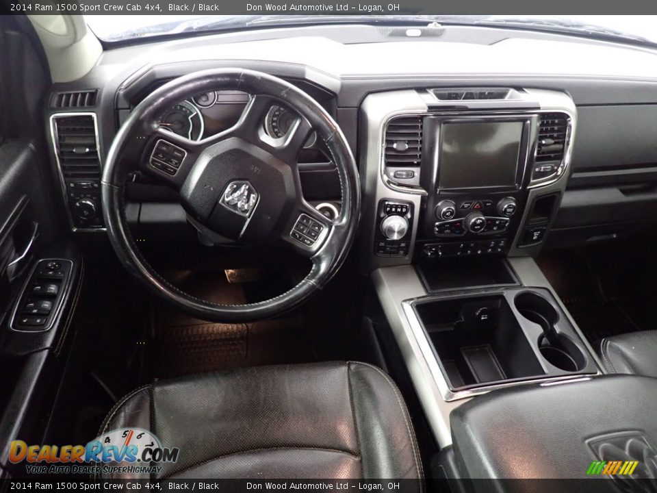 2014 Ram 1500 Sport Crew Cab 4x4 Black / Black Photo #31