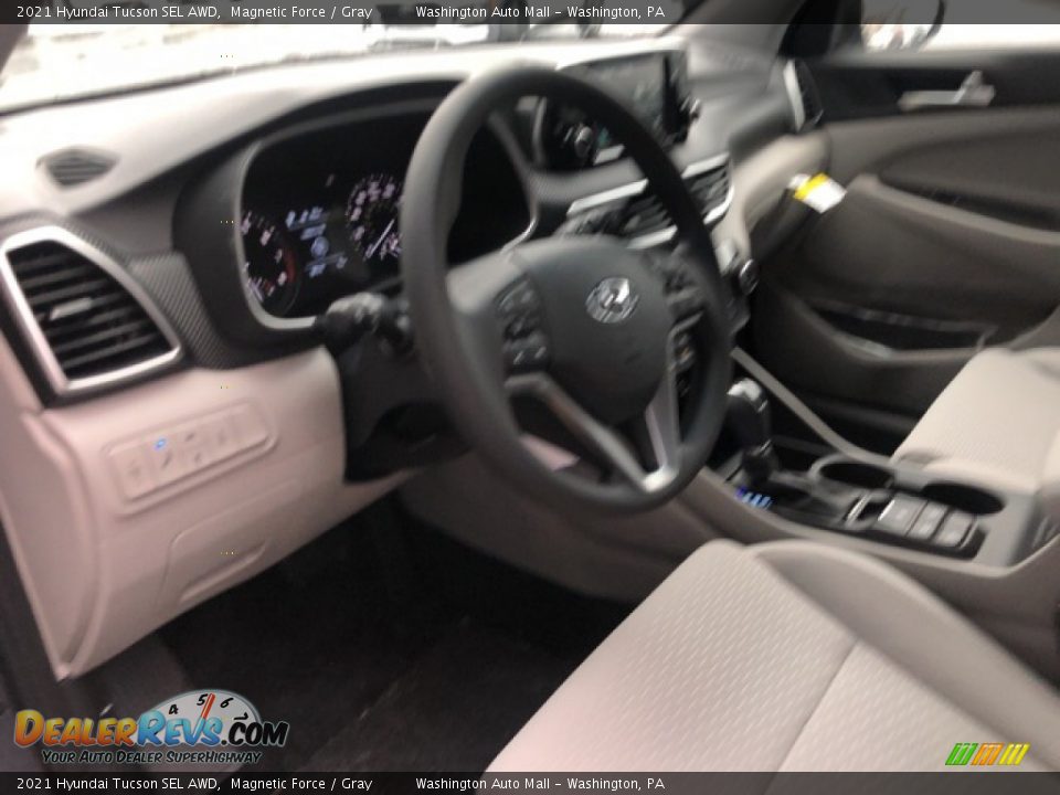 2021 Hyundai Tucson SEL AWD Magnetic Force / Gray Photo #4