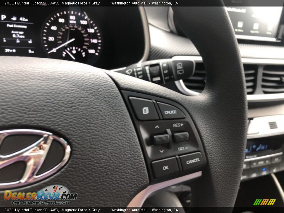 2021 Hyundai Tucson SEL AWD Magnetic Force / Gray Photo #12