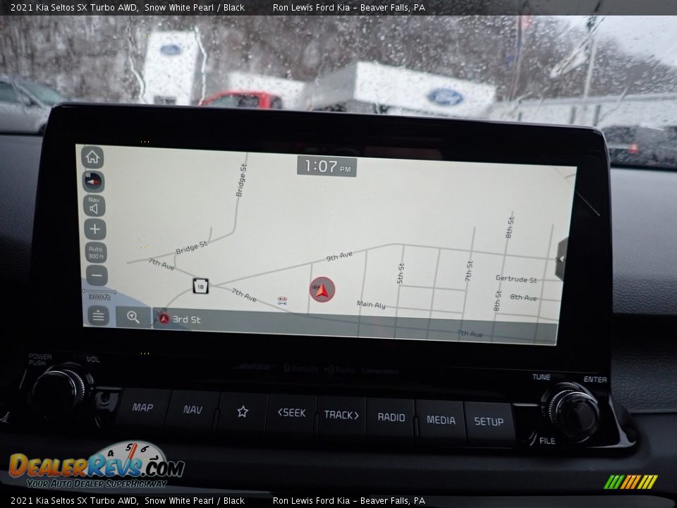 2021 Kia Seltos SX Turbo AWD Snow White Pearl / Black Photo #18