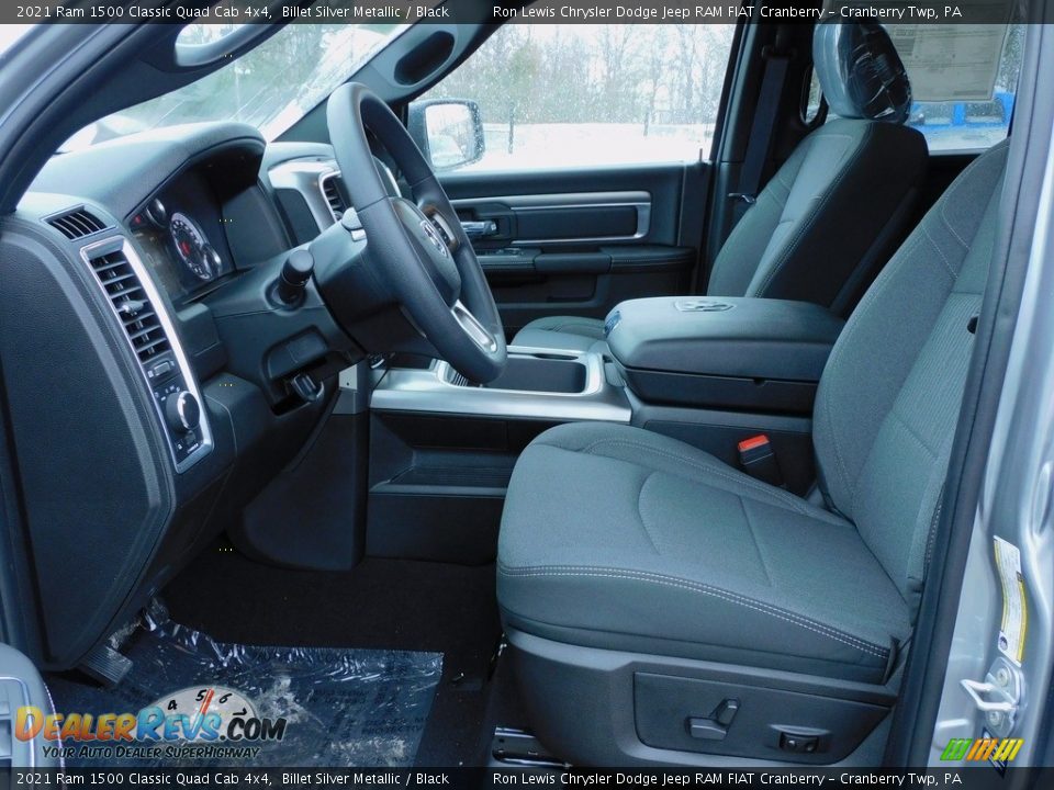 2021 Ram 1500 Classic Quad Cab 4x4 Billet Silver Metallic / Black Photo #11