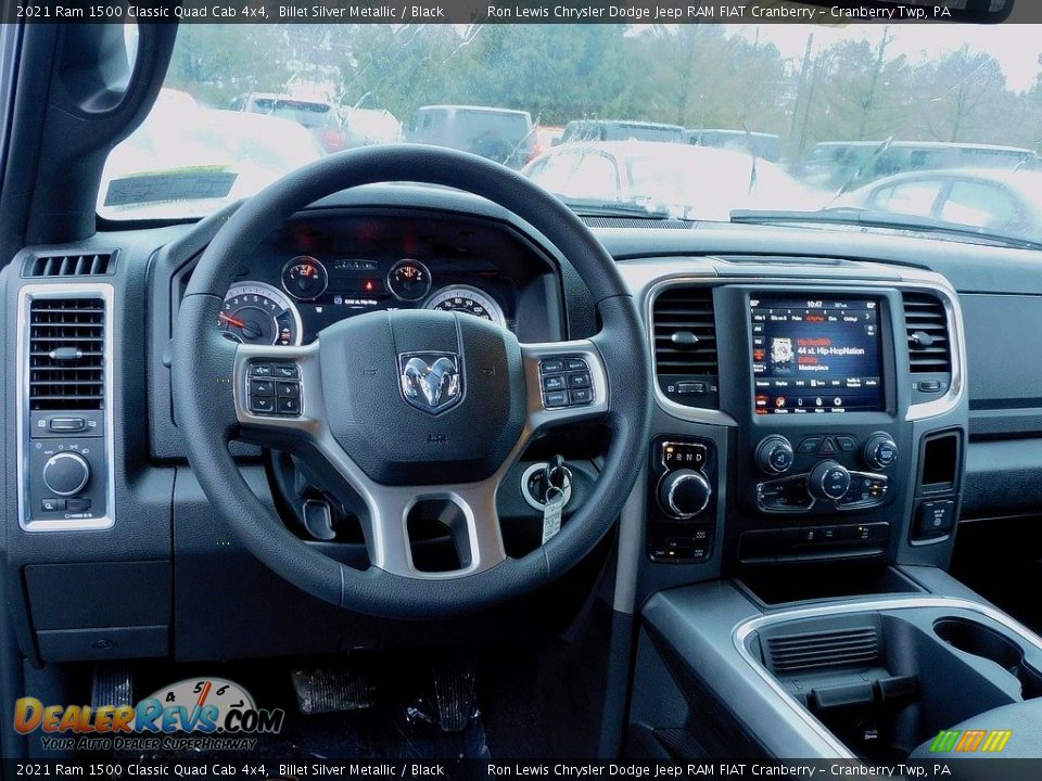 2021 Ram 1500 Classic Quad Cab 4x4 Billet Silver Metallic / Black Photo #14