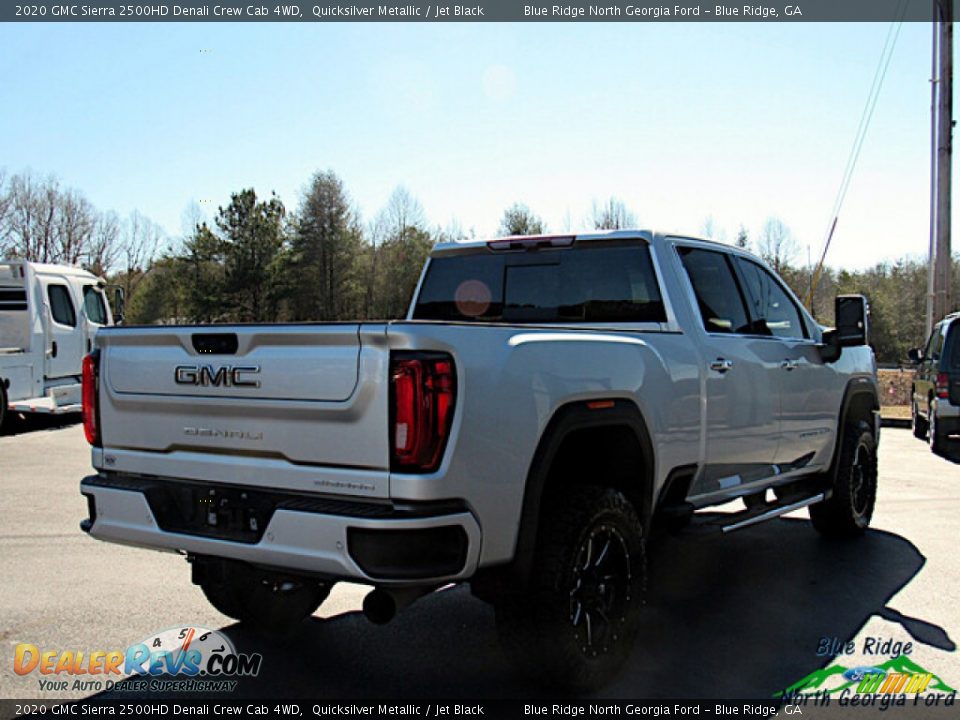 2020 GMC Sierra 2500HD Denali Crew Cab 4WD Quicksilver Metallic / Jet Black Photo #5