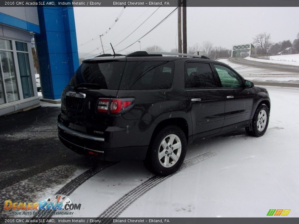 2016 GMC Acadia SLE AWD Iridium Metallic / Ebony Photo #3