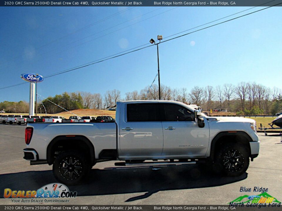 2020 GMC Sierra 2500HD Denali Crew Cab 4WD Quicksilver Metallic / Jet Black Photo #6