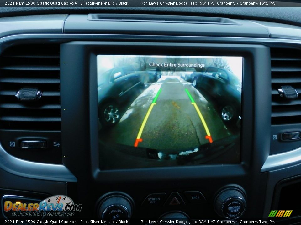 2021 Ram 1500 Classic Quad Cab 4x4 Billet Silver Metallic / Black Photo #17