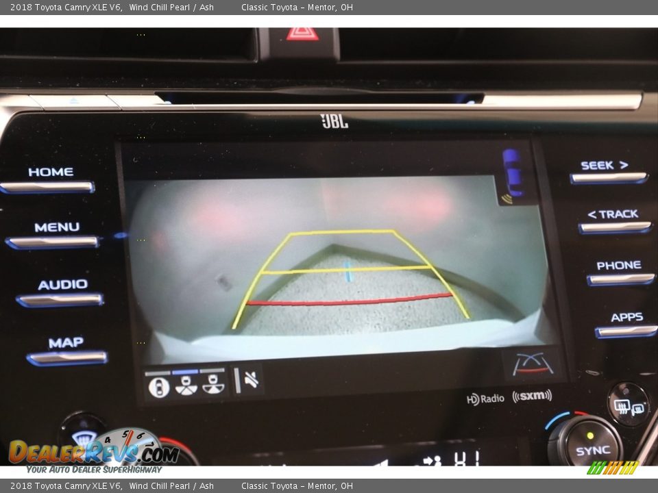 2018 Toyota Camry XLE V6 Wind Chill Pearl / Ash Photo #13