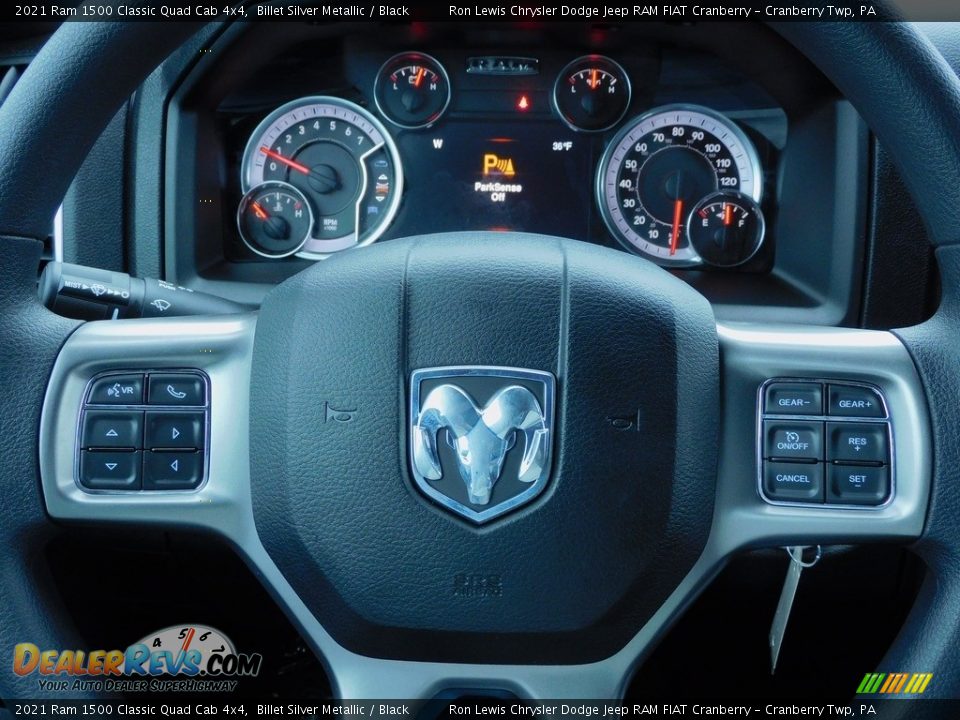 2021 Ram 1500 Classic Quad Cab 4x4 Billet Silver Metallic / Black Photo #19
