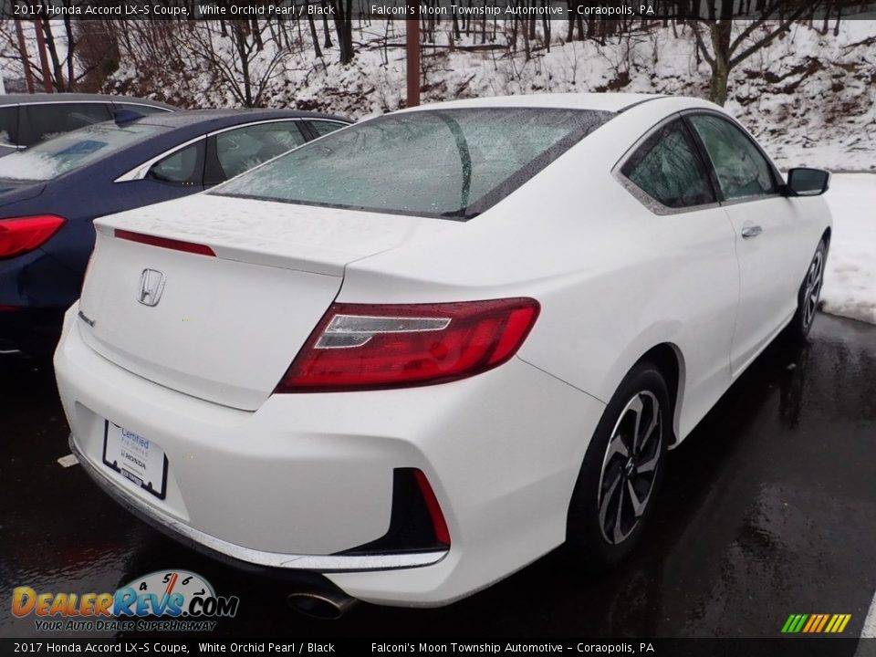 2017 Honda Accord LX-S Coupe White Orchid Pearl / Black Photo #4