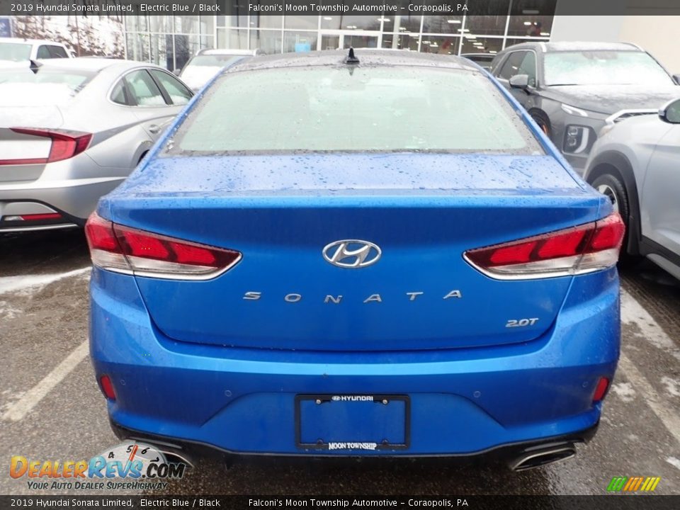 2019 Hyundai Sonata Limited Electric Blue / Black Photo #3