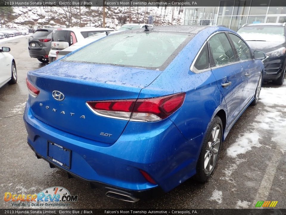 2019 Hyundai Sonata Limited Electric Blue / Black Photo #4