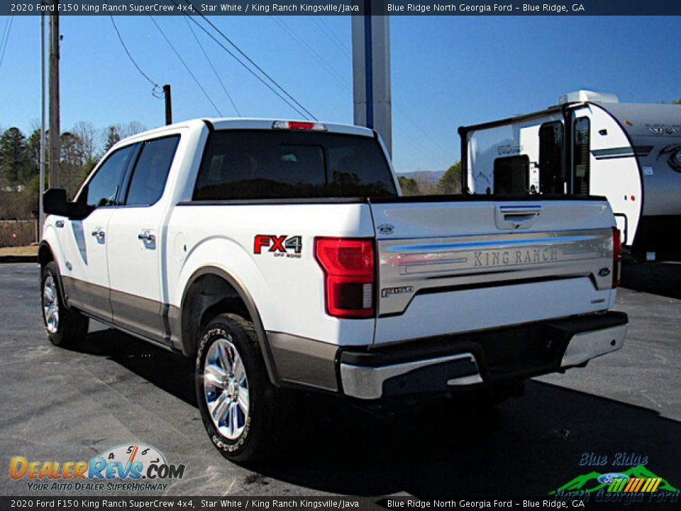 2020 Ford F150 King Ranch SuperCrew 4x4 Star White / King Ranch Kingsville/Java Photo #3