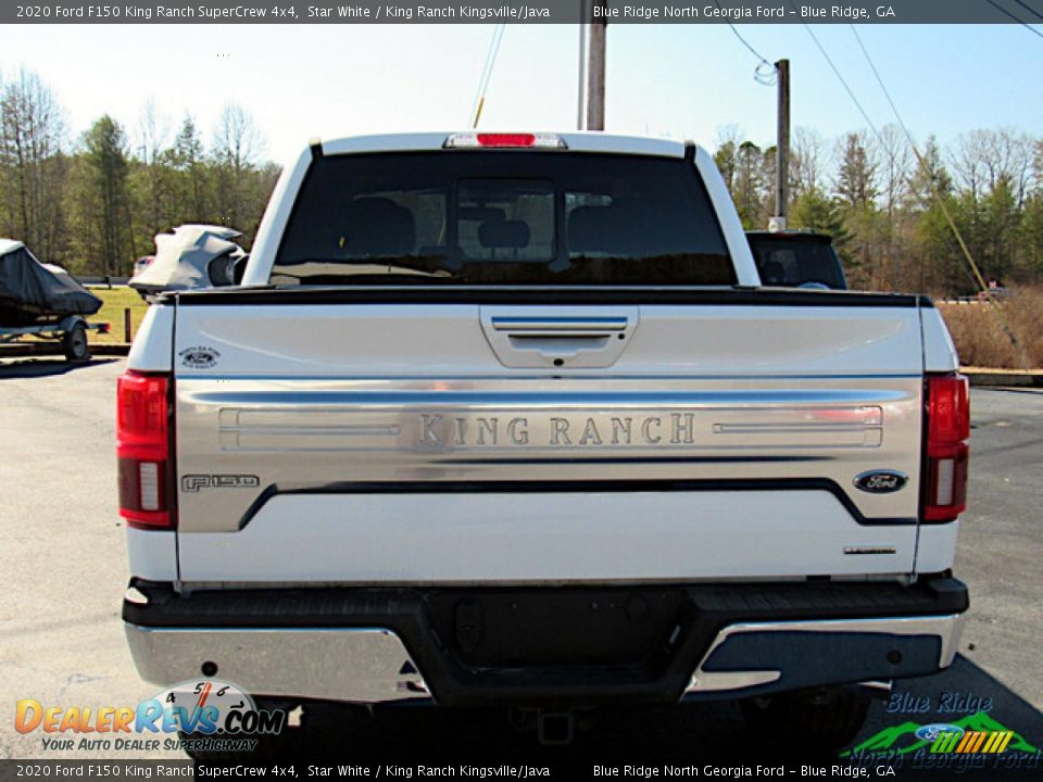 2020 Ford F150 King Ranch SuperCrew 4x4 Star White / King Ranch Kingsville/Java Photo #4