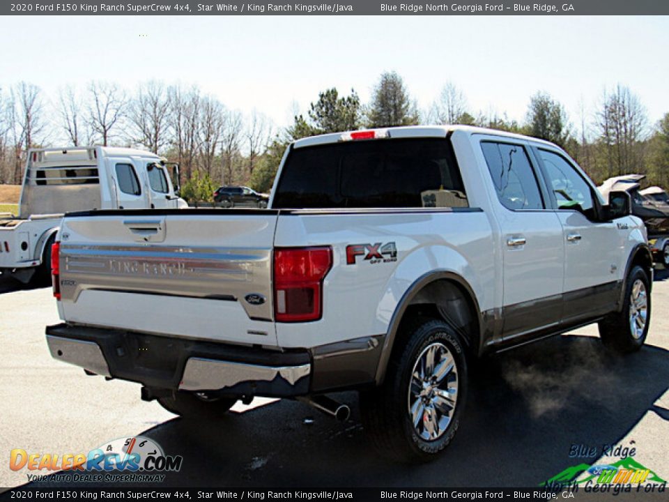 2020 Ford F150 King Ranch SuperCrew 4x4 Star White / King Ranch Kingsville/Java Photo #5