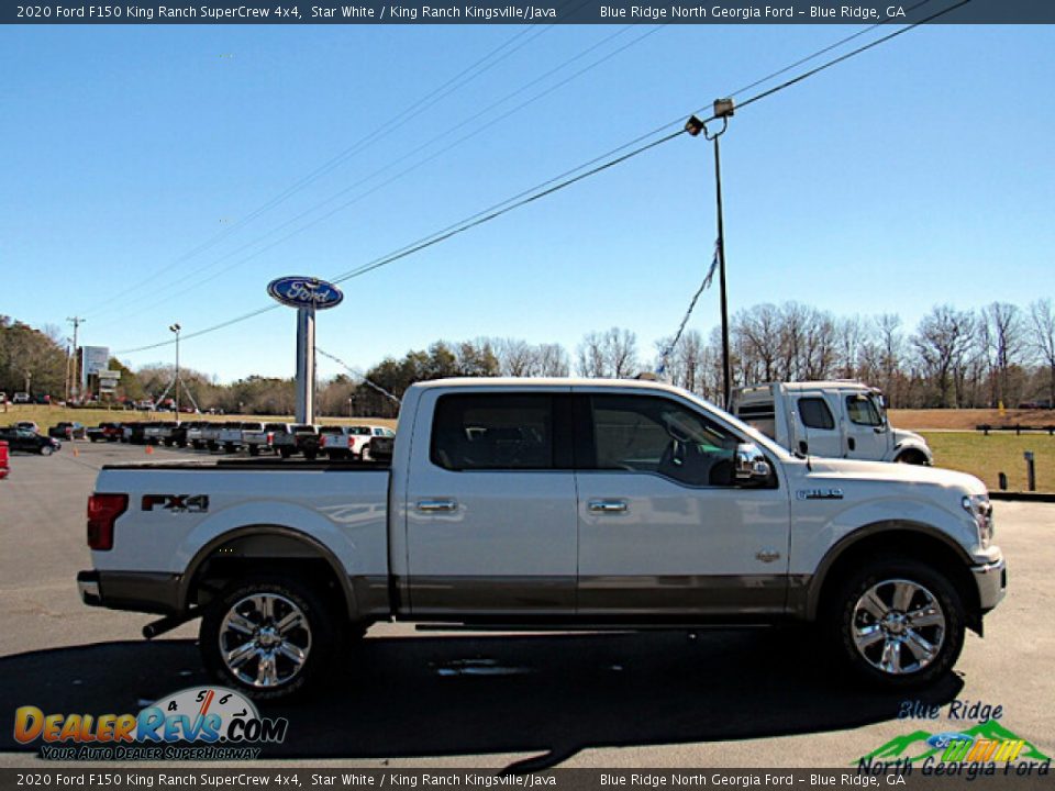 2020 Ford F150 King Ranch SuperCrew 4x4 Star White / King Ranch Kingsville/Java Photo #6