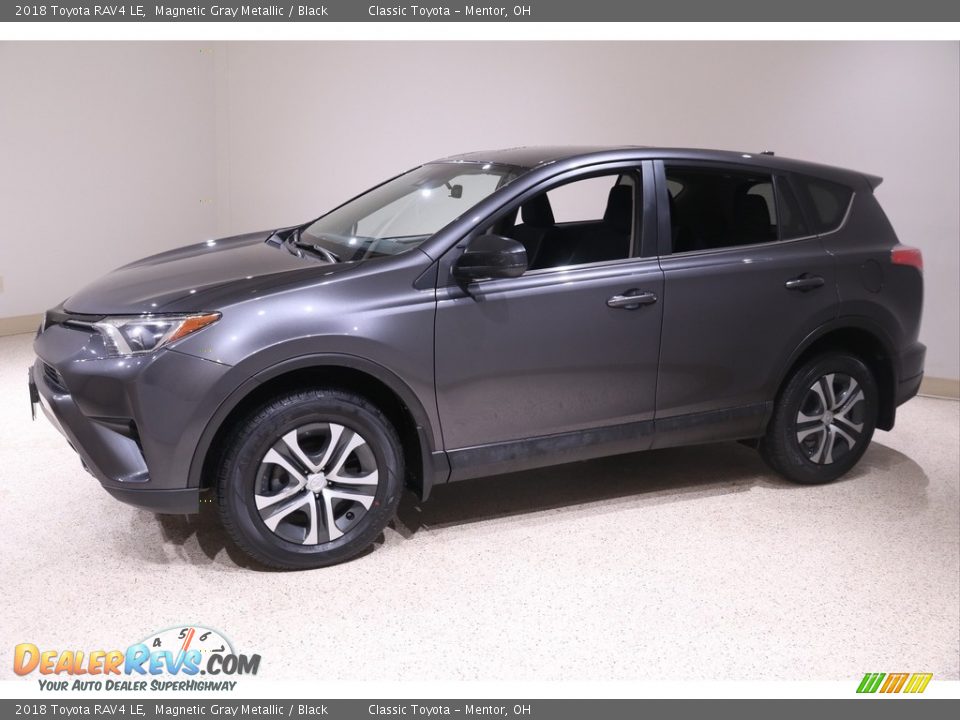 2018 Toyota RAV4 LE Magnetic Gray Metallic / Black Photo #3