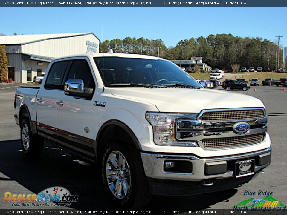 2020 Ford F150 King Ranch SuperCrew 4x4 Star White / King Ranch Kingsville/Java Photo #7