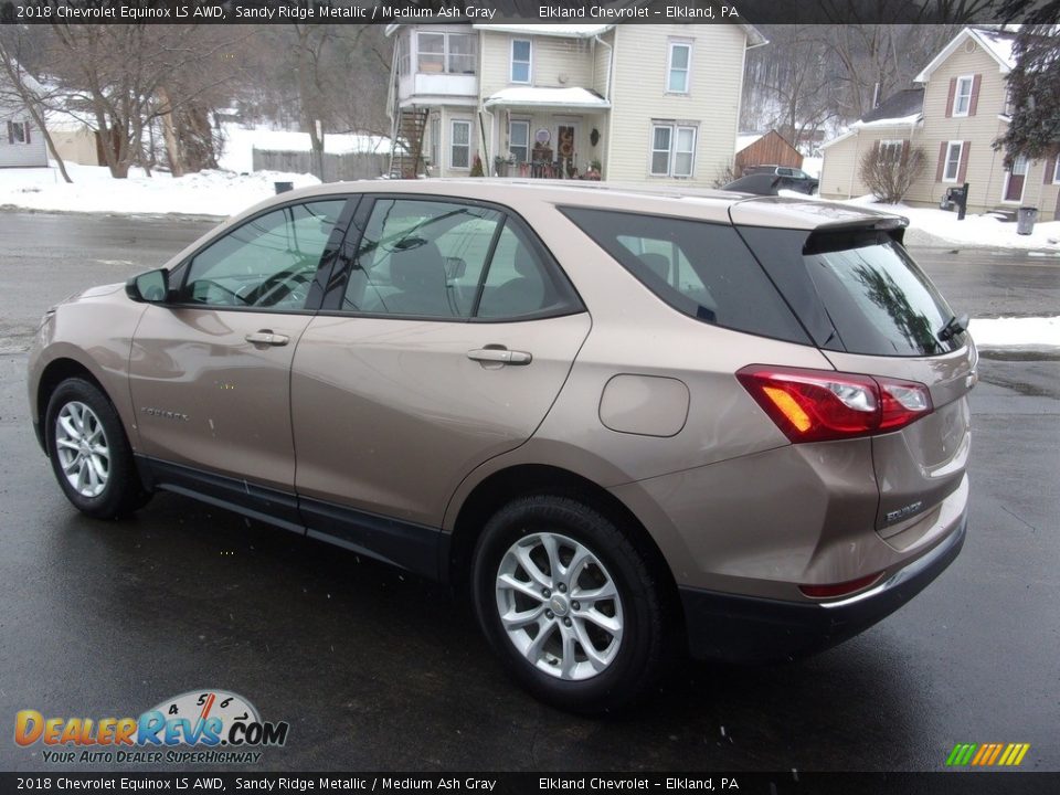 2018 Chevrolet Equinox LS AWD Sandy Ridge Metallic / Medium Ash Gray Photo #5