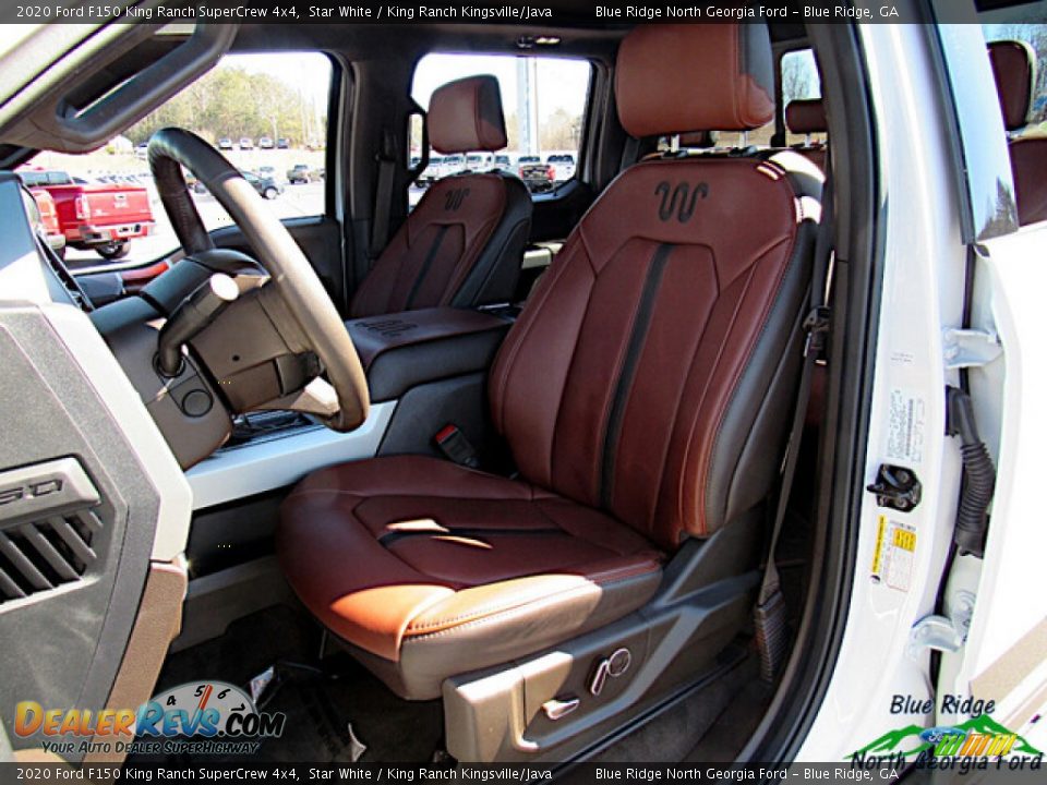 2020 Ford F150 King Ranch SuperCrew 4x4 Star White / King Ranch Kingsville/Java Photo #11