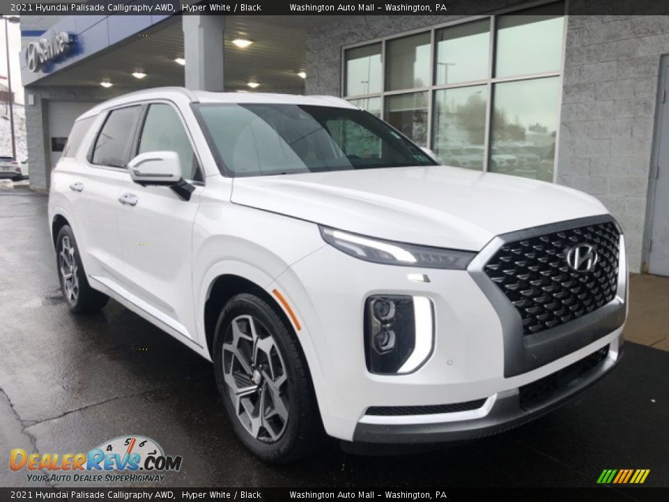 2021 Hyundai Palisade Calligraphy AWD Hyper White / Black Photo #1