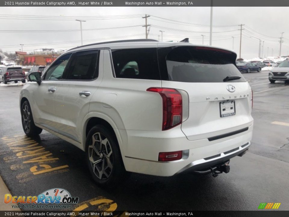 2021 Hyundai Palisade Calligraphy AWD Hyper White / Black Photo #3