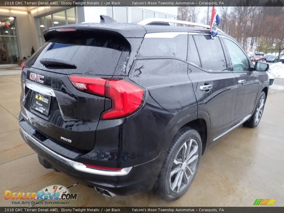 2018 GMC Terrain Denali AWD Ebony Twilight Metallic / ­Jet Black Photo #2