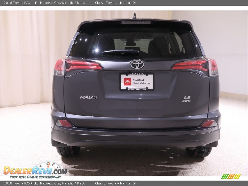 2018 Toyota RAV4 LE Magnetic Gray Metallic / Black Photo #18