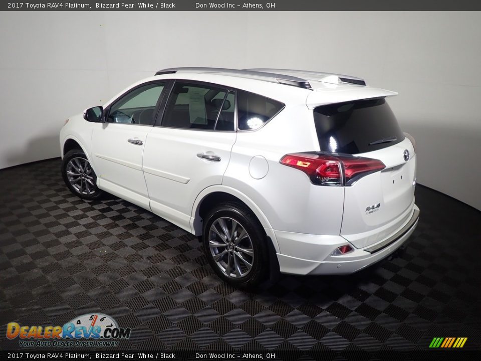 2017 Toyota RAV4 Platinum Blizzard Pearl White / Black Photo #15