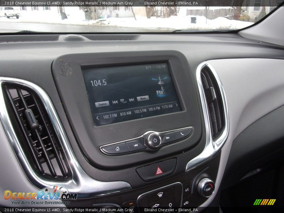 2018 Chevrolet Equinox LS AWD Sandy Ridge Metallic / Medium Ash Gray Photo #19