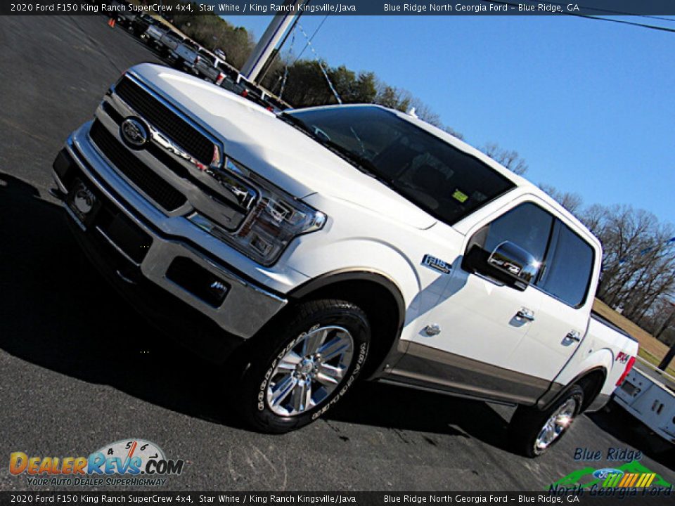 2020 Ford F150 King Ranch SuperCrew 4x4 Star White / King Ranch Kingsville/Java Photo #29