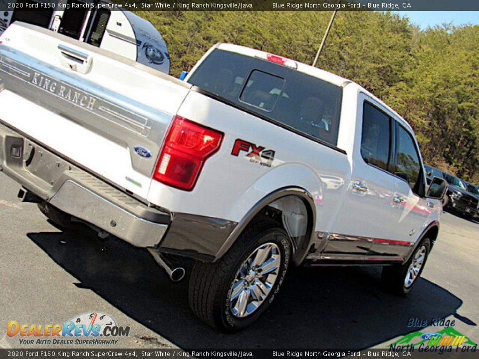 2020 Ford F150 King Ranch SuperCrew 4x4 Star White / King Ranch Kingsville/Java Photo #31