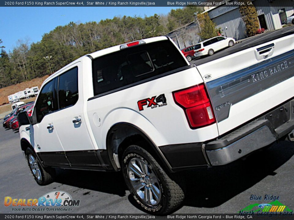 2020 Ford F150 King Ranch SuperCrew 4x4 Star White / King Ranch Kingsville/Java Photo #32